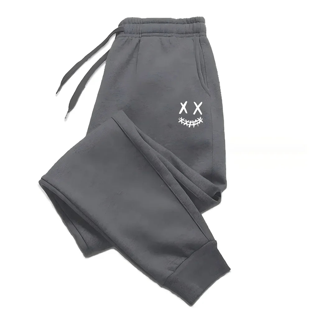 Autumn Winter Male Cotton Sportswear Trousers