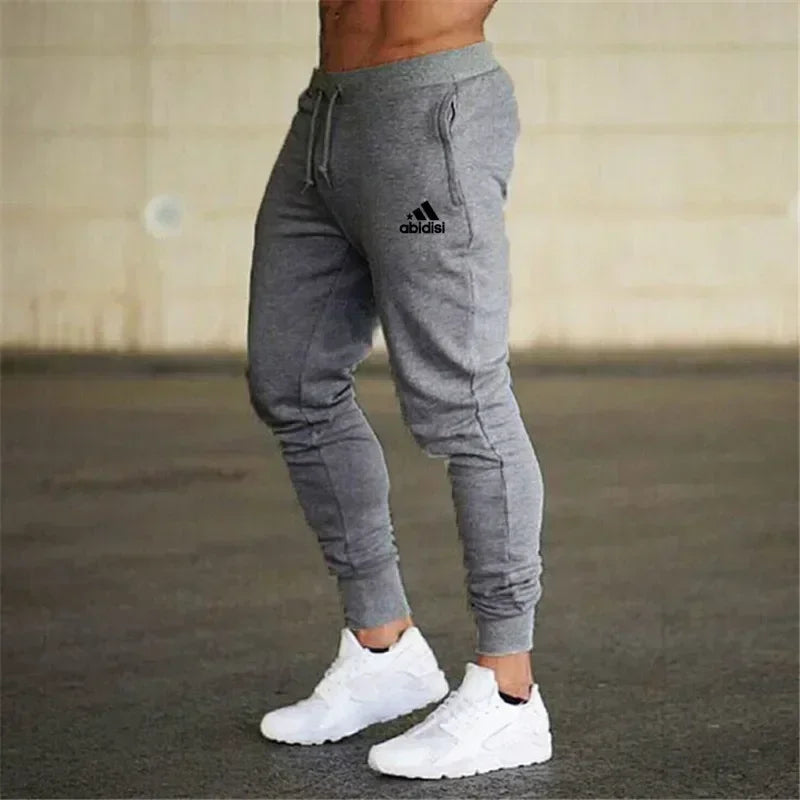 Men Summer Drawstring Sweatpants Thin Trousers
