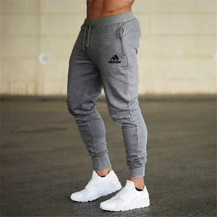 Men Summer Drawstring Sweatpants Thin Trousers