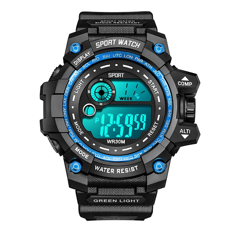 New Men LED Digital Watches Luminous Fashion Sport Waterproof
