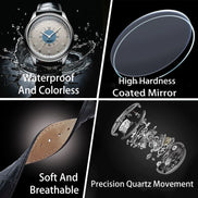 Top Brand Man Wristwatch Luxury Business Waterproof