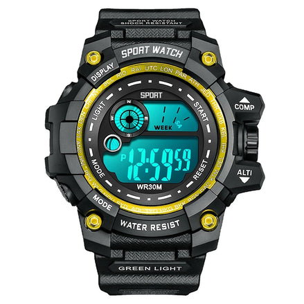 New Men LED Digital Watches Luminous Fashion Sport Waterproof