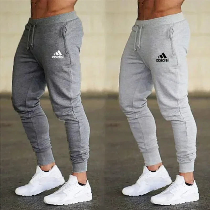 Men Summer Drawstring Sweatpants Thin Trousers