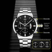 Fashion Men Luxury Calendar Quartz Wrist Watch
