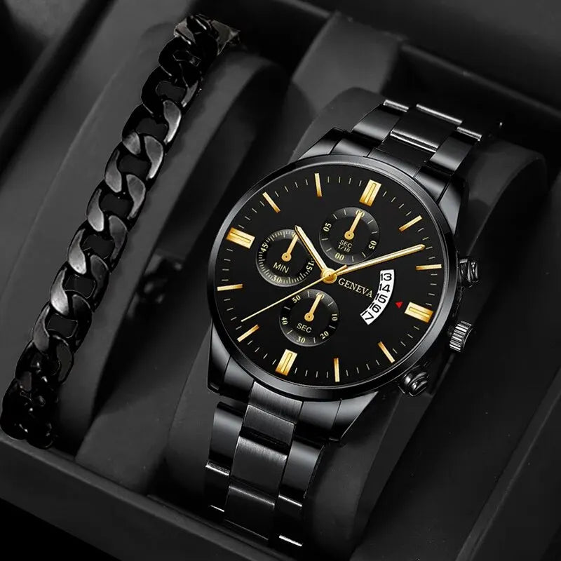 Fashion Men Luxury Calendar Quartz Wrist Watch