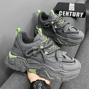 White Platform Sneakers Fashion Versatile Board