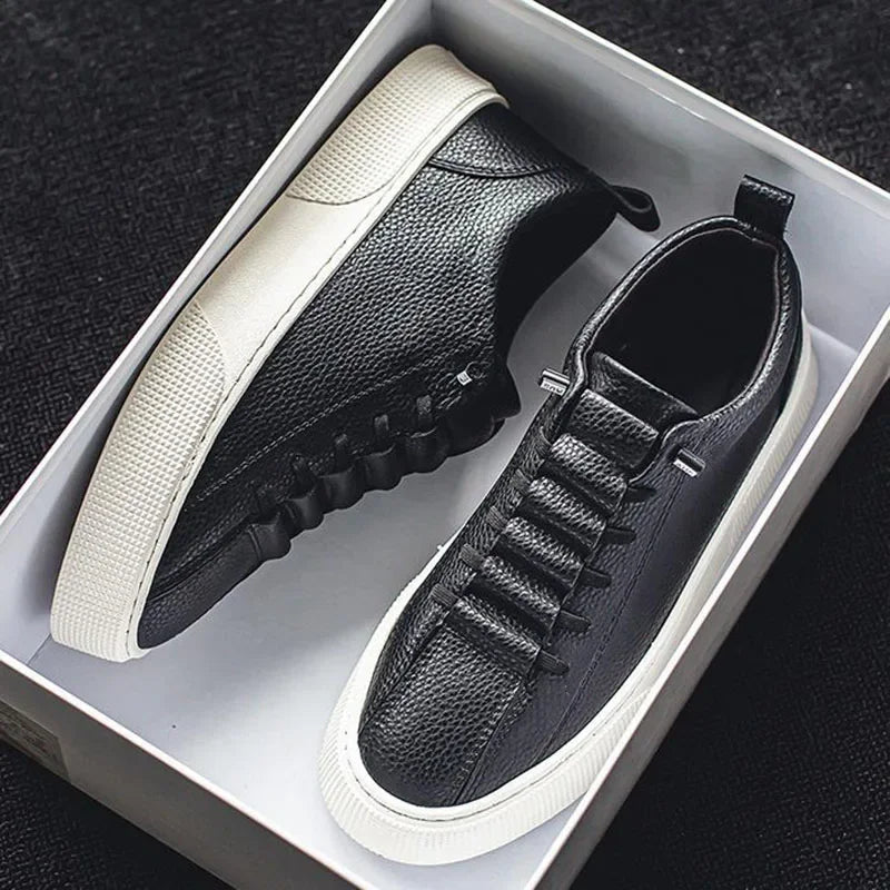 Lace Up Round Toe Flat mens Running Sport