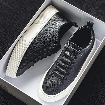 Lace Up Round Toe Flat mens Running Sport