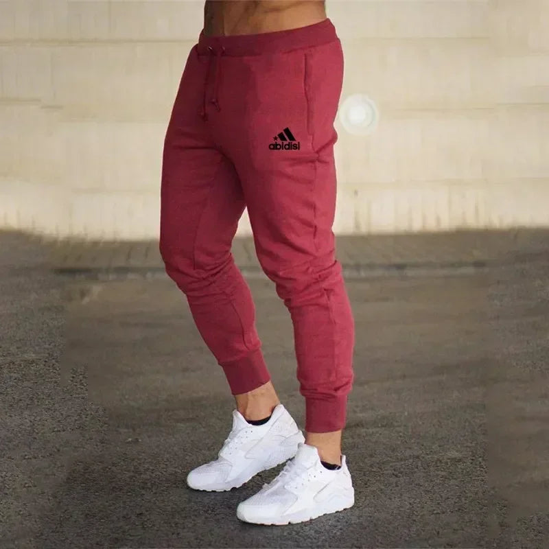 Men Summer Drawstring Sweatpants Thin Trousers