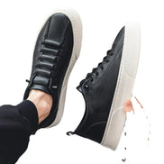 Lace Up Round Toe Flat mens Running Sport