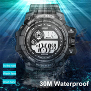 New Men LED Digital Watches Luminous Fashion Sport Waterproof