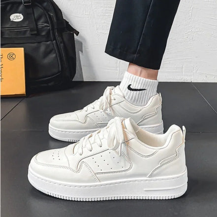 Men's Shoes Classic Black White Sneakers