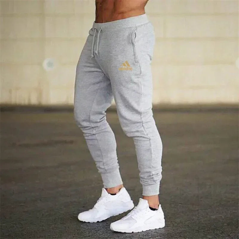 Men Summer Drawstring Sweatpants Thin Trousers