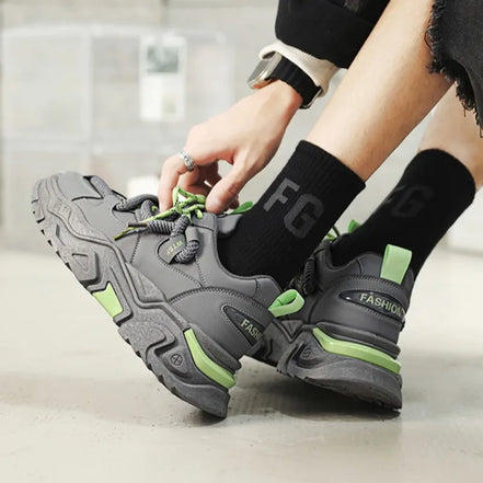 White Platform Sneakers Fashion Versatile Board