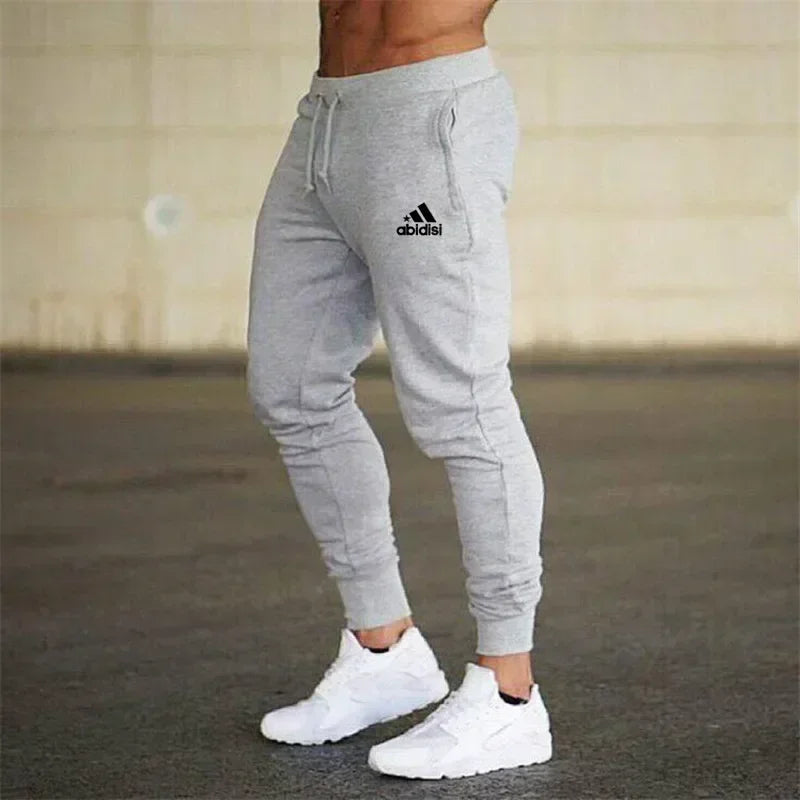 Men Summer Drawstring Sweatpants Thin Trousers