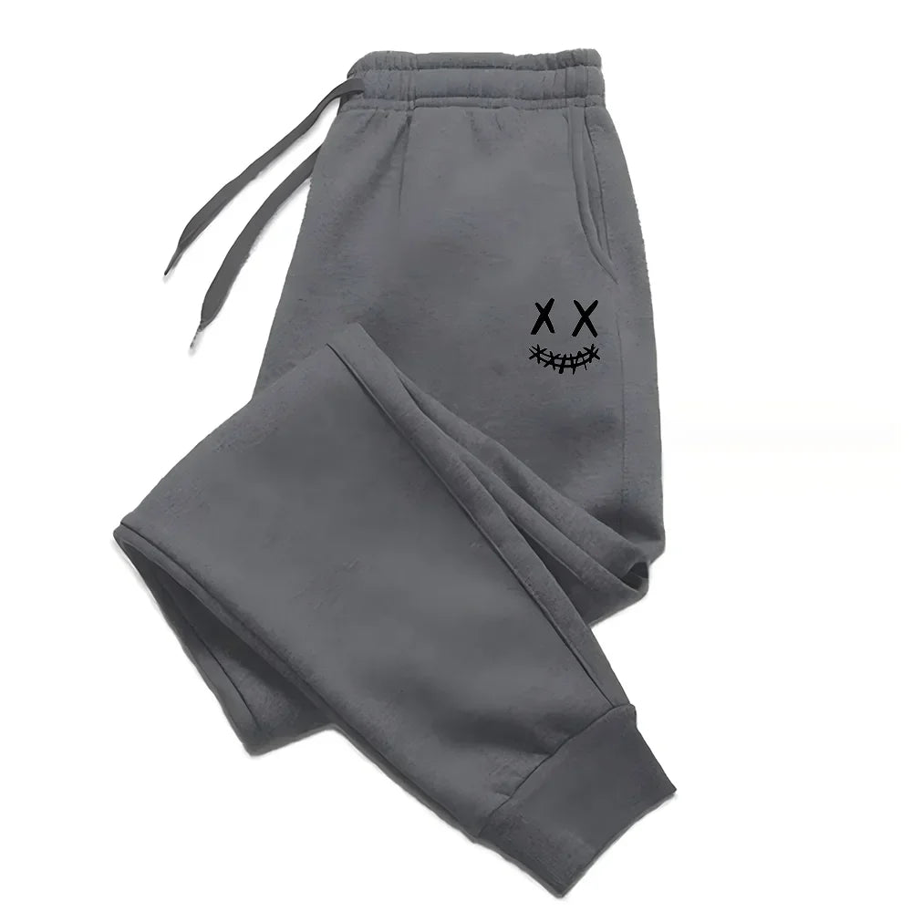 Autumn Winter Male Cotton Sportswear Trousers