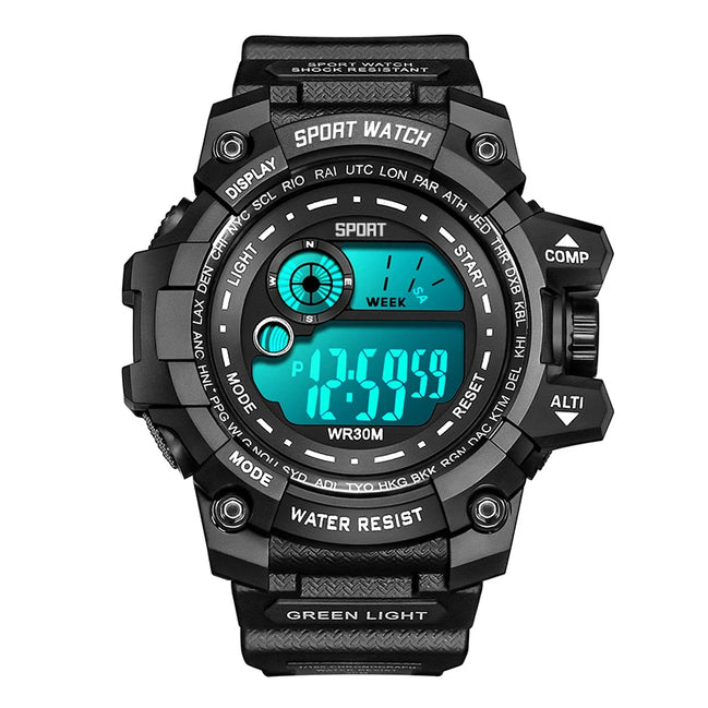 New Men LED Digital Watches Luminous Fashion Sport Waterproof